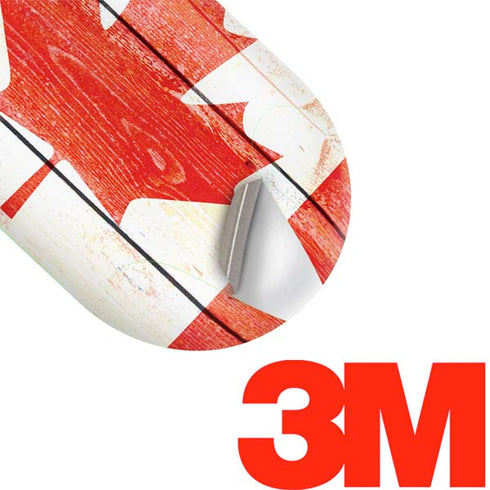 Canada Flag Light Wood Galaxy Buds Plus Skin